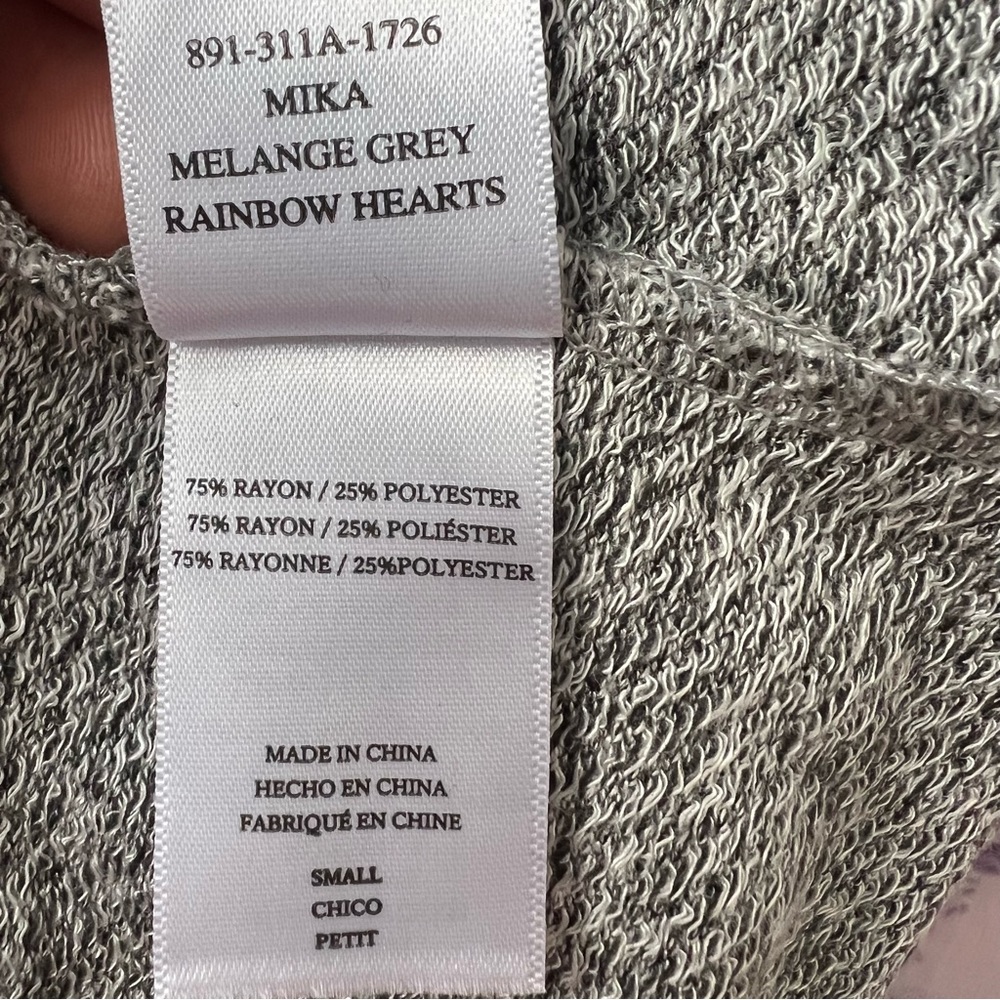 Rails Mika Heart Embroidery Sweatshirt Size Small… - image 7